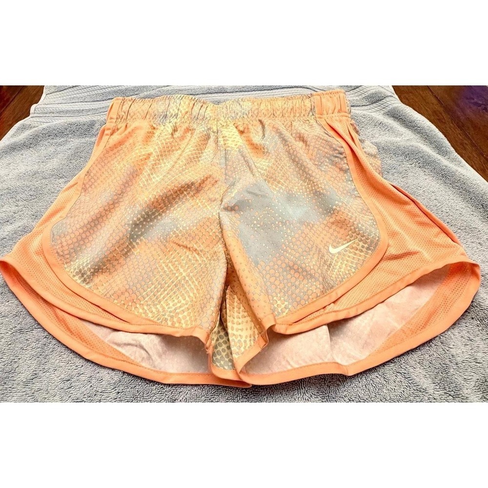 Nike Women's Dri-FIT Tempo Running Shorts Size Small IB8842-815 ORANGE NWT - Picture 3 of 5